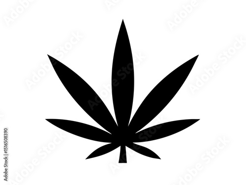 Cannabis leaf icon. Cannabis icon. Vector illustration design 
