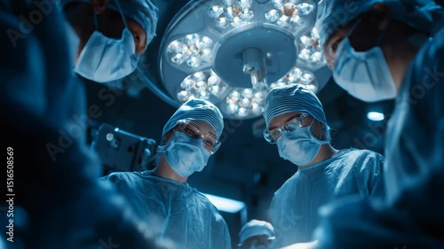 Wallpaper Mural Surgical team focused on medical procedure Torontodigital.ca