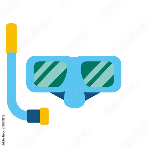 Swimming snorkel icon