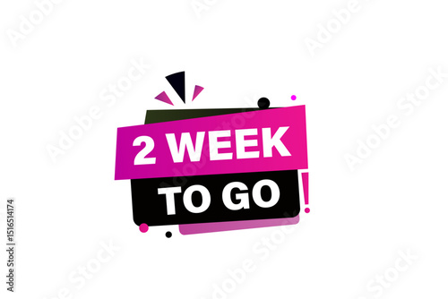 2 days to go, sale countdown vector symbol, clock, time,  background, template 15 days to go, countdown, sticker, left banner, business, sale, label button

