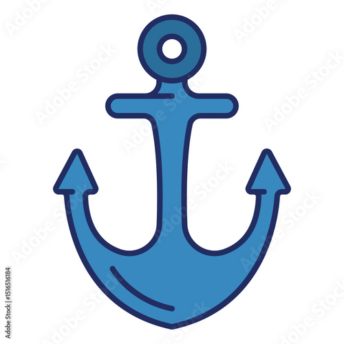 Ship anchor flat