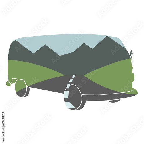 Route van flat