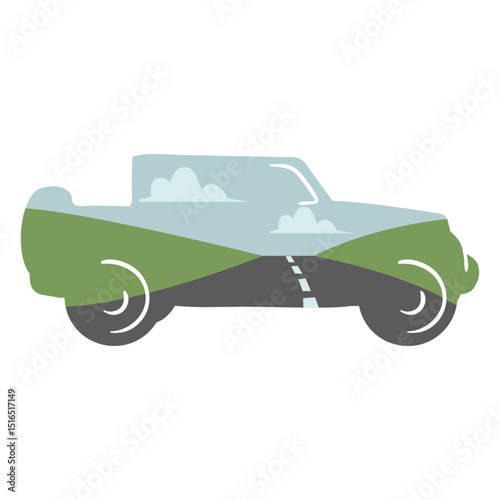Route pick up truck cut out