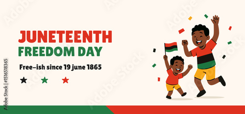 Juneteenth social media post template - Emancipation day social media graphic