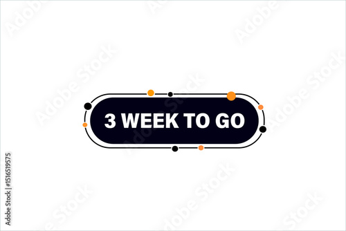 3days to go, sale countdown vector symbol, clock, time,  background, template 15 days to go, countdown, sticker, left banner, business, sale, label button
