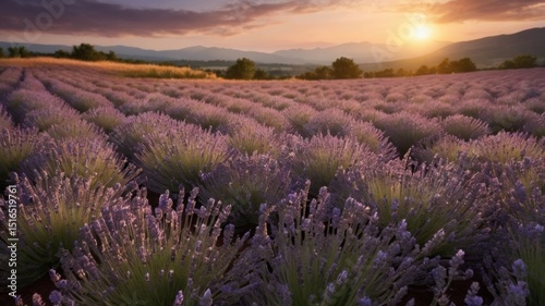 Field of lavender or poppies
