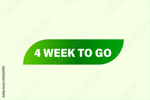 4days to go, sale countdown vector symbol, clock, time,  background, template 15 days to go, countdown, sticker, left banner, business, sale, label button
