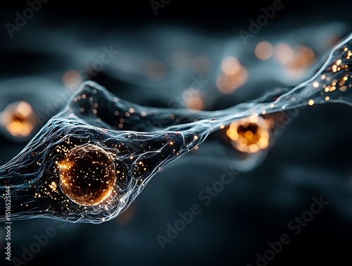 Cellular Structures, Abstract Microscopic View