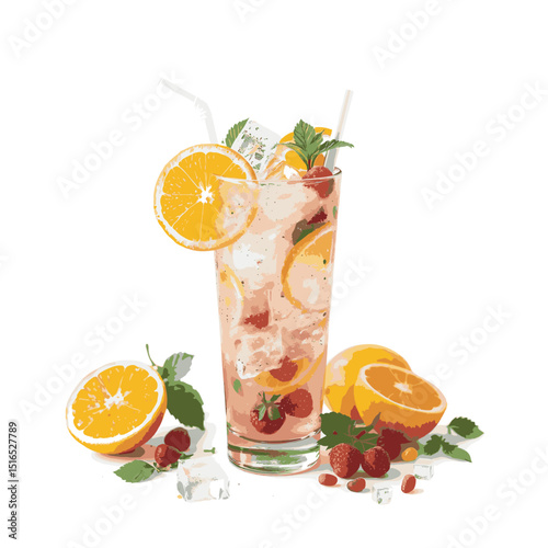 glass of orange juice