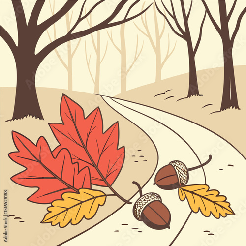 autumn leaves   fall elements vector.eps
