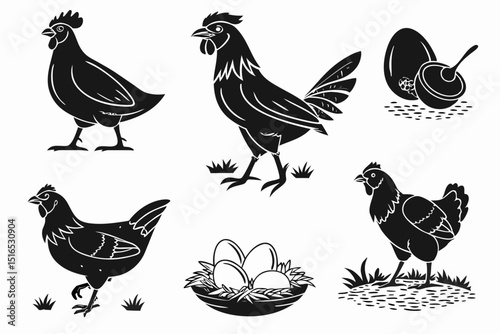 hen and chicken