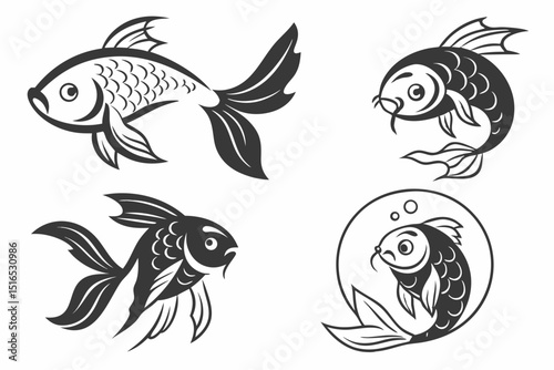 set of fish