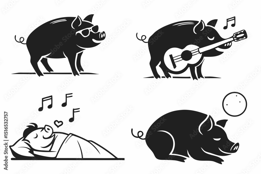Obraz premium set of animals