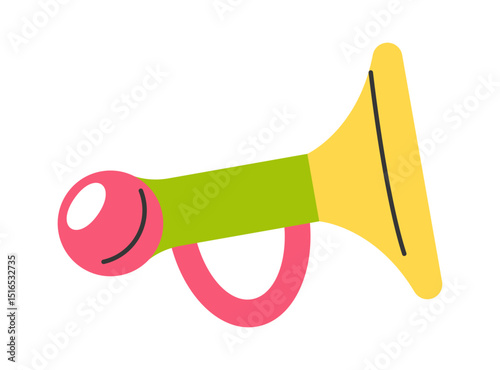 Trumpet noisemaker kids toy cartoon