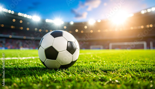 Fussball auf Rasen 