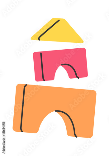 Building blocks for toy tower