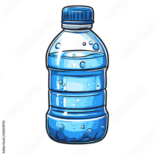 Water cooler bottle icon in simple flat design showcasing a refreshing beverage for casual settings and office spaces