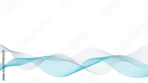 ビジネスイメージ背景　波形　破線　青
Business image background Waveform Dashed line Blue