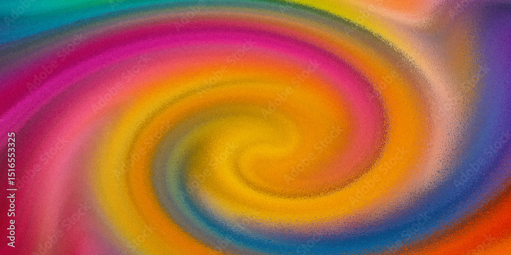 Obraz premium Abstract swirl with vibrant color spectrum