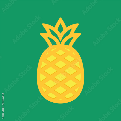 pineapple icon illustration