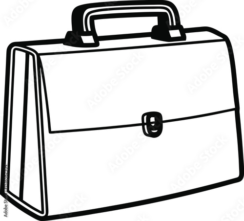 Briefcase Icon – Business and Finance Vector Illustration