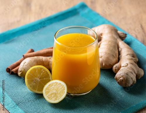 refreshing ginger turmeric lemon juice for a healthy lifestyle