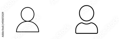 Different styles of simple outline human figures representing diversity in form and expression in design