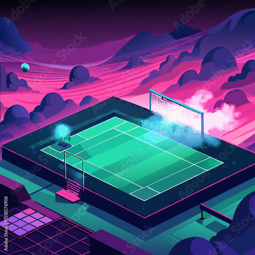 vector illustration of a landscape