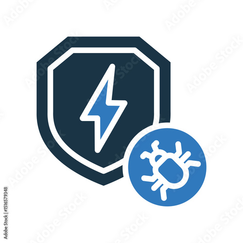 Anti Virus mixed color icon