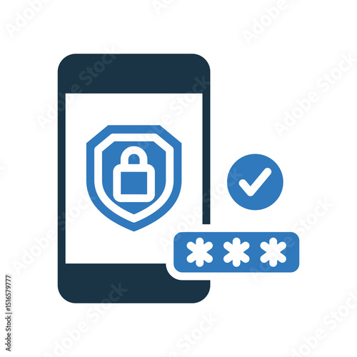 Pass Code mixed color icon