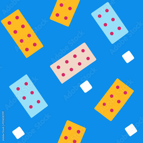 seamless domino tile pattern   domino pieces scatt.svg