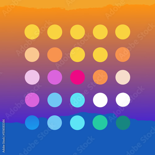 seamless dot grid with color fade   regular dotted.svg