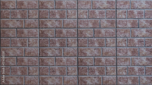 Brick wall texture background with various colors