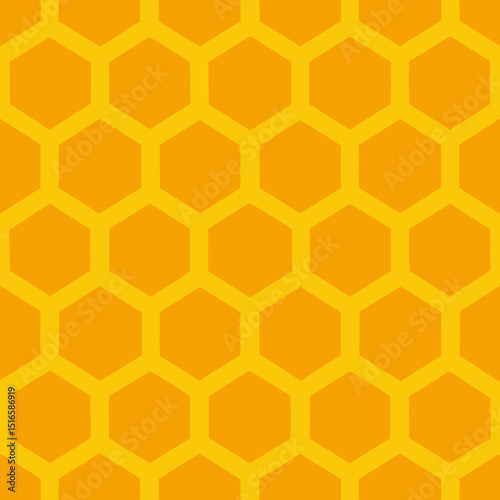 seamless hexagon grid pattern   beehive geometry