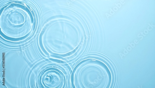 Light blue water with ripples and waves background