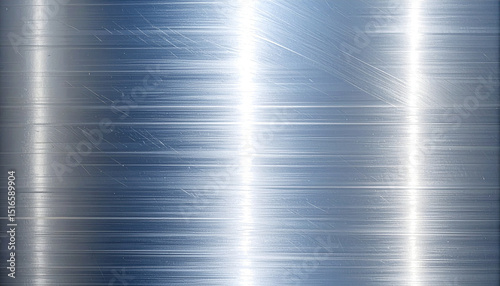 Wallpaper Mural ヘアライン加工のブルー金属メタル背景素材、光沢と反射が美しい  
Glossy Blue Metal Texture with Diagonal Hairline Finish and Reflective Surface
 Torontodigital.ca