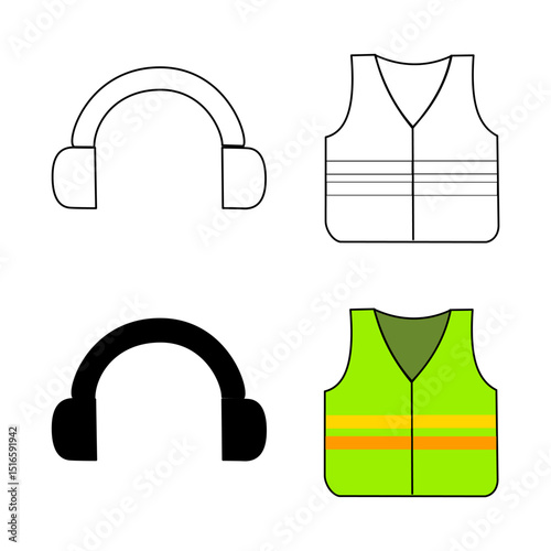 Earplugs and safety vests are essential PPE for construction workers, reducing noise exposure and increasing visibility to ensure safety in noisy and high-risk working environments.