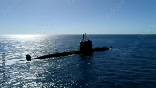 Submarine ocean vessel military naval power