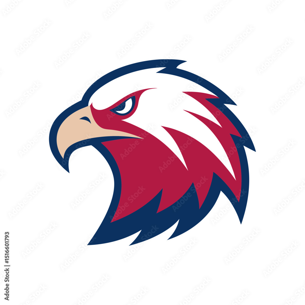 Obraz premium eagle head vector logo illustrations