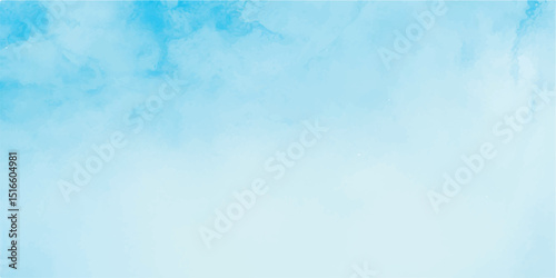 Dive into the depths of creativity with this ocean blue watercolor background accented by white highlights. The abstract art design captures the essence of the sea, with fluid movements and dynamic te