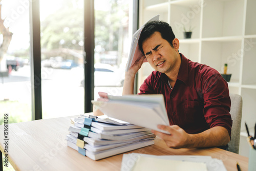 Employees are stressed out from doing a lot of paperwork, searching for documents, accounting for income and expenses, recording taxes, and working hard.