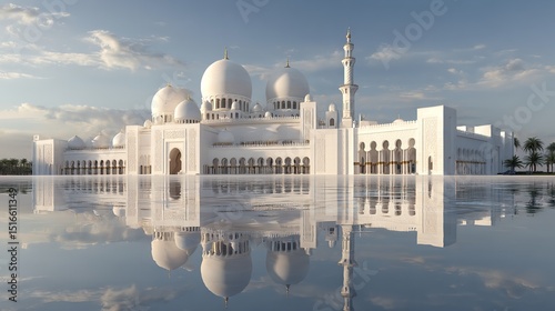 Grandeur Revealed Sheikh Zayed Mosque s Majestic Architecture and Serene Reflection in Abu Dhabi
