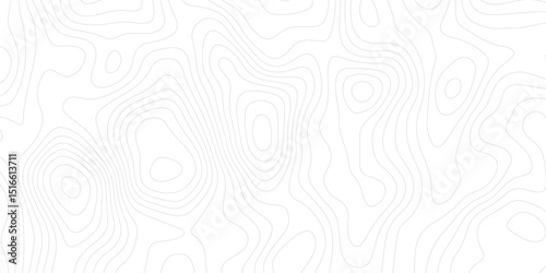 Modern design with White background with topographic wavy pattern design.Topographic map background geographic line map with elevation assignments. paper texture Imitation of a geographical map shades