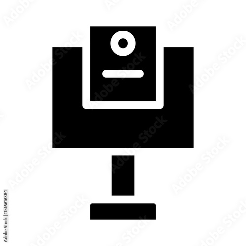 elearning glyph icon