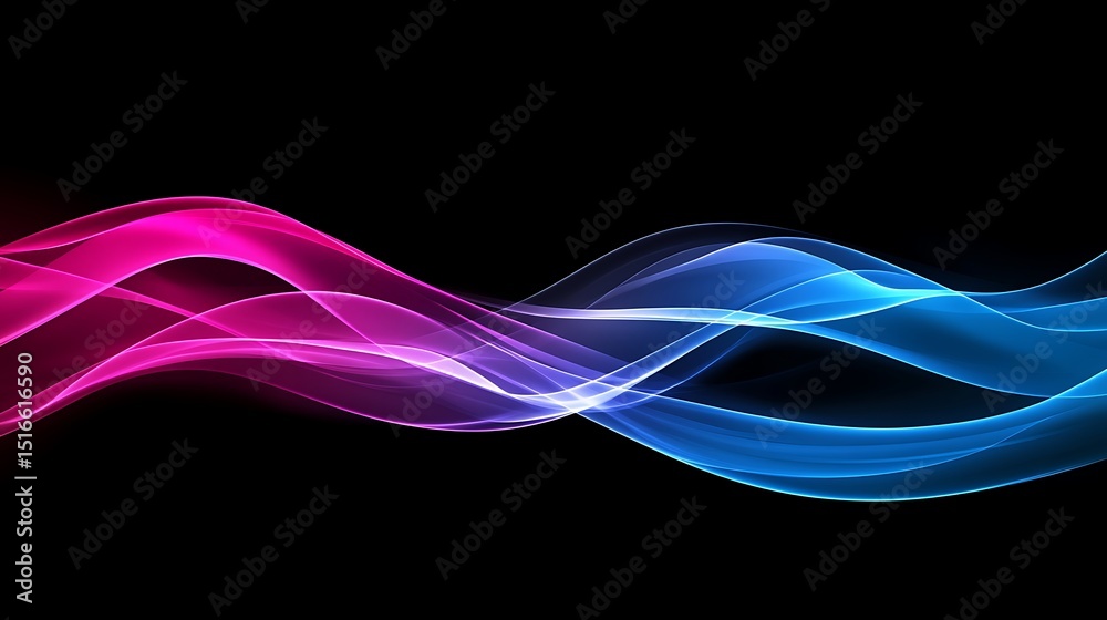 Abstract design with vibrant wavy lines Abstract design with vibrant wavy lines
