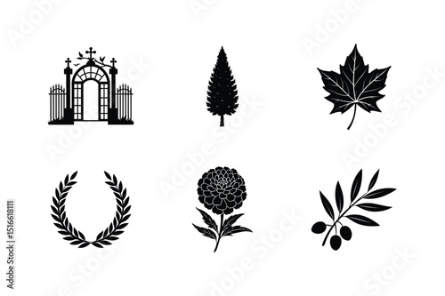 Vector element bundle for Día de todos los santos