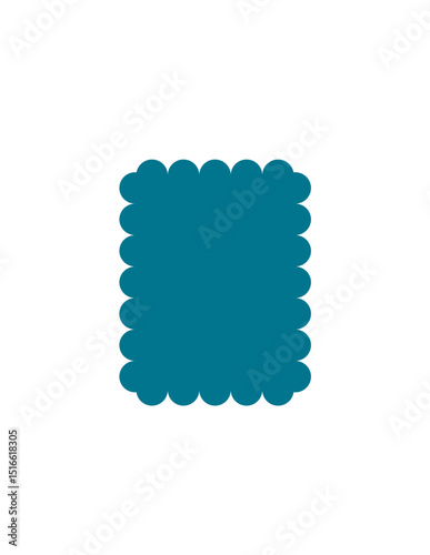 Scallop Rectangle Shape