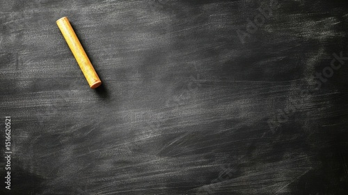 Chalk on Blackboard Ready for Learning.