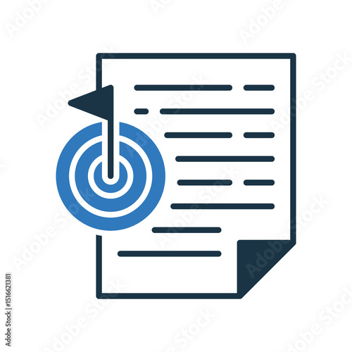 Mission Statement mixed color icon