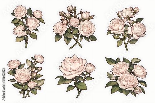Vintage Rose Bouquets